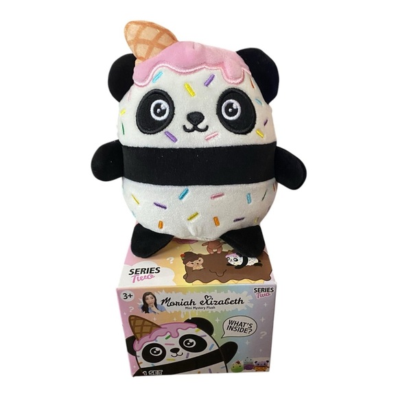 MORIAH ELIZABETH Series 2 Mini Mystery Dessert Plush 6” SPRINKLE PANDA New - Picture 7 of 7
